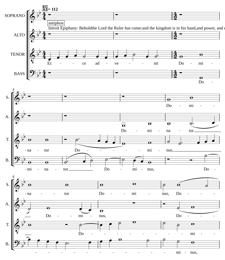 Вот приходит (Ecce advenit)