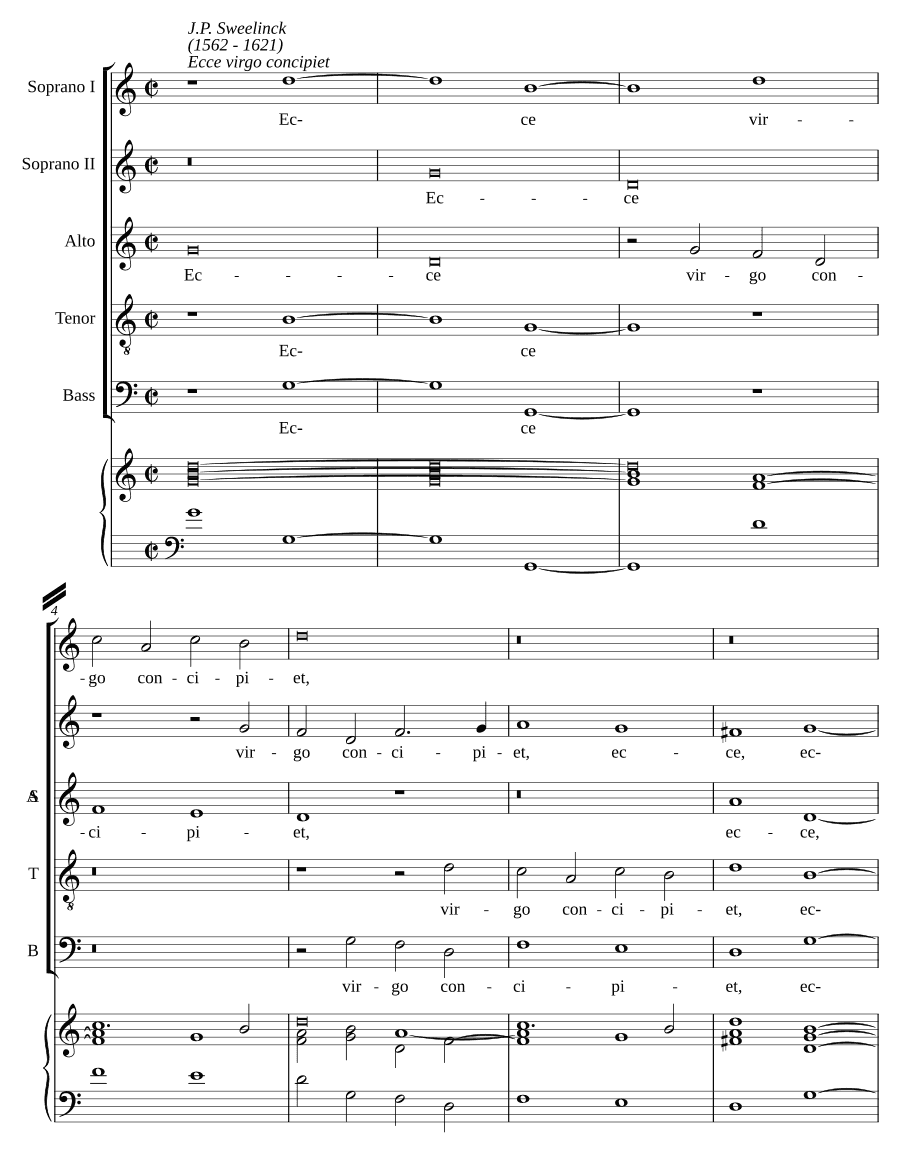 Вот Дева зачнет (Ecce virgo concipiet)