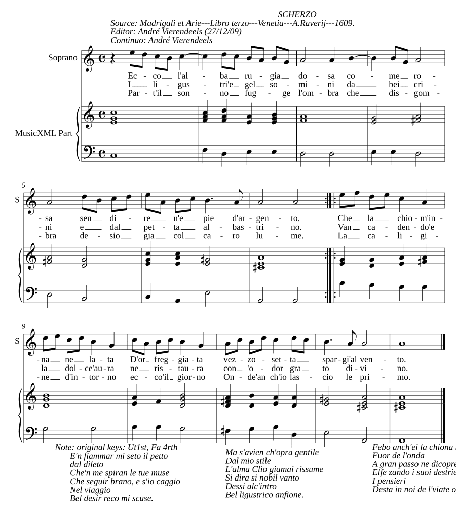 Вот рассвет (Ecco l'alba)