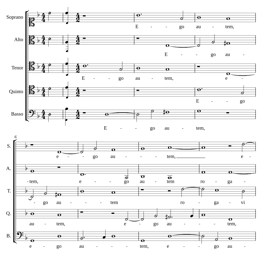 Я же молился за тебя (Ego autem rogavi pro te)