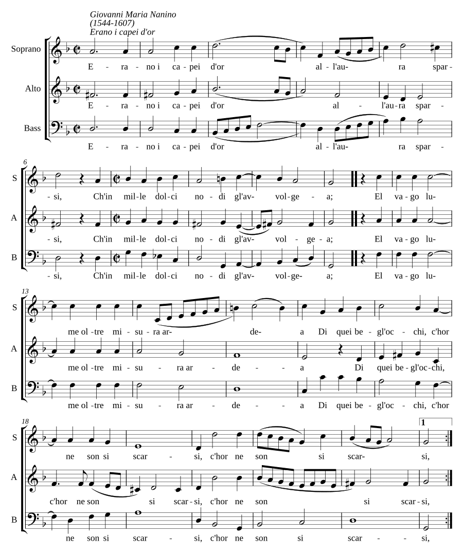 Золотые были волосы (Erano i capei d'or)