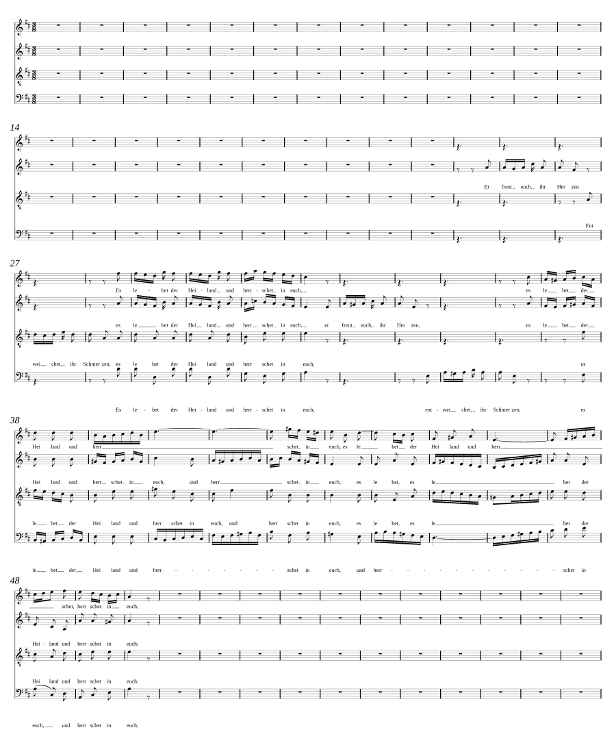 Радуйтесь, сердца, BWV 66 (Erfreut euch, ihr Herzen, BWV 66)