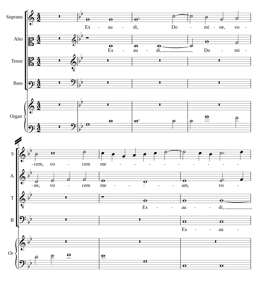 Услышь, Господи, голос мой (Exaudi Domine vocem meam)