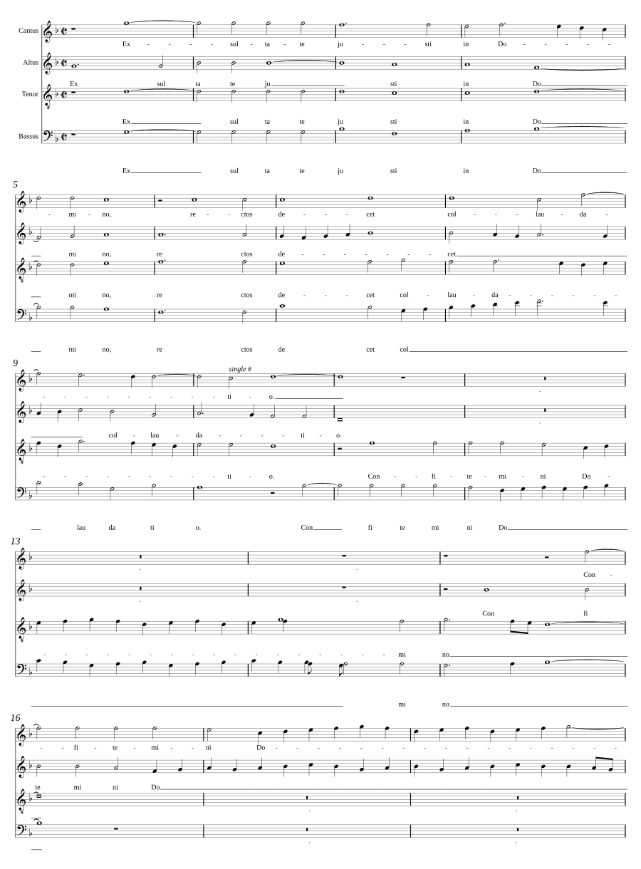 Радуйтесь, праведные (Exsultate justi)
