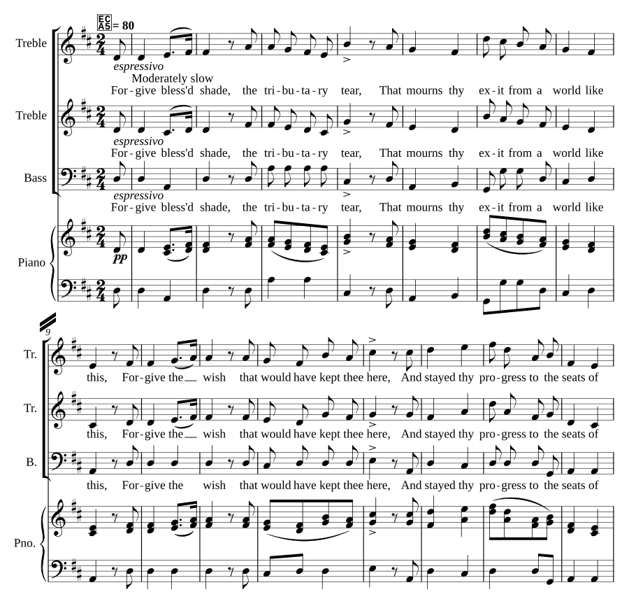 Прости, благословенная тень (Forgive blessed shade)
