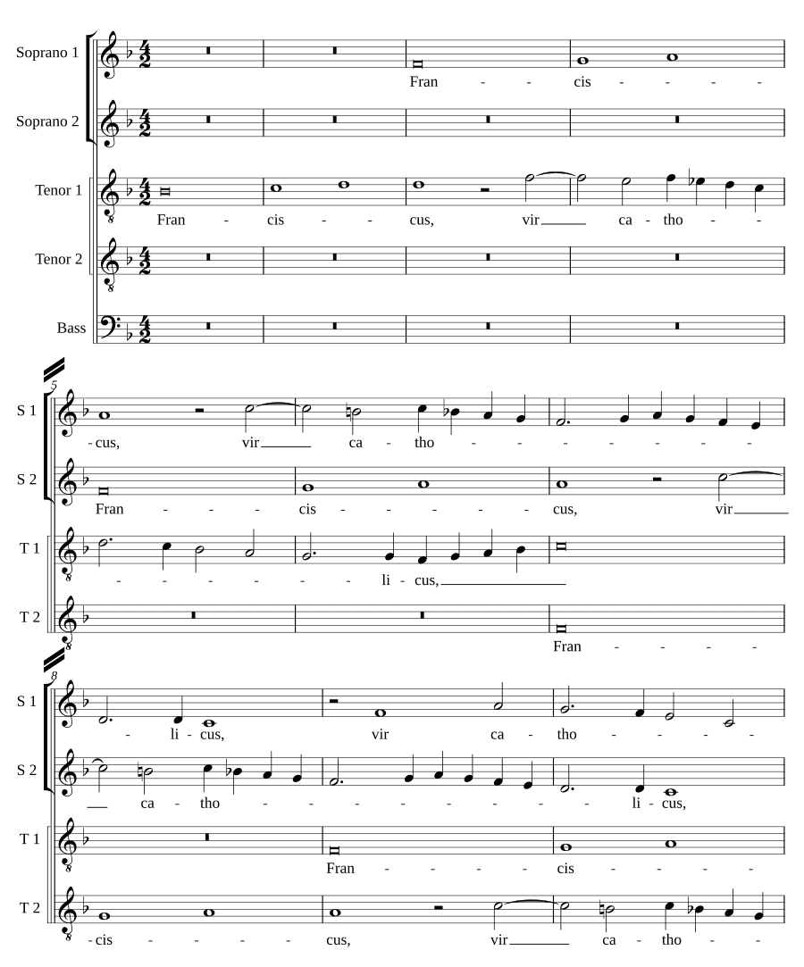 Франциск, католический муж (Franciscus vir catholicus)