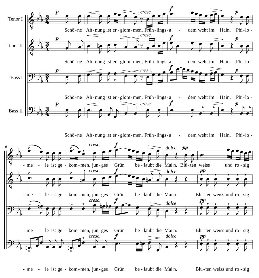 Весеннее предчувствие (Frühlingsahnung)