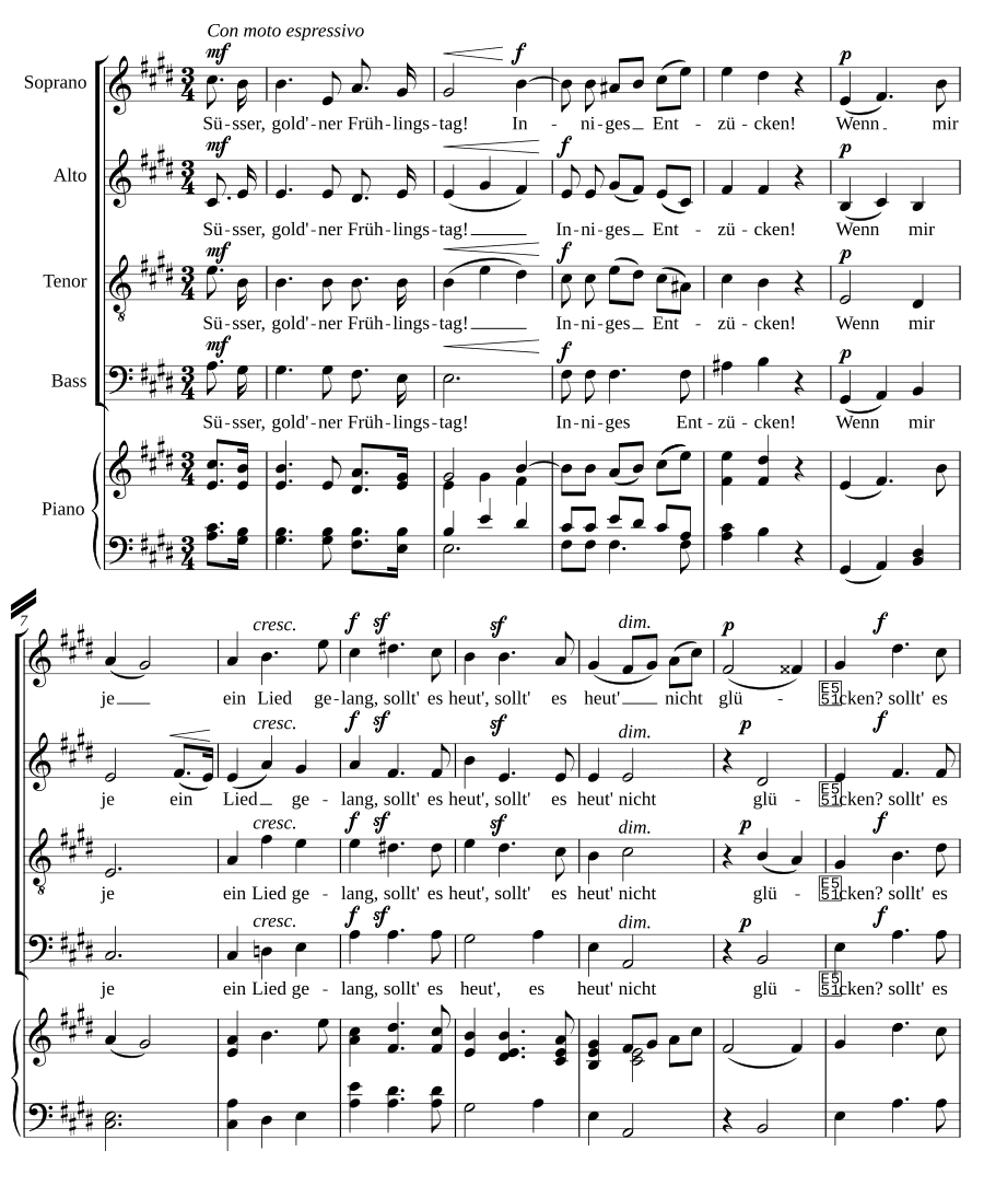 Весенний праздник, соч. 48, № 3 (Frühlingsfeier, Op. 48, No. 3)