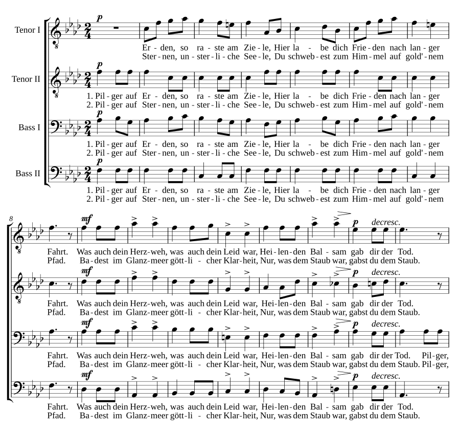 Погребальная песня (Grablied)