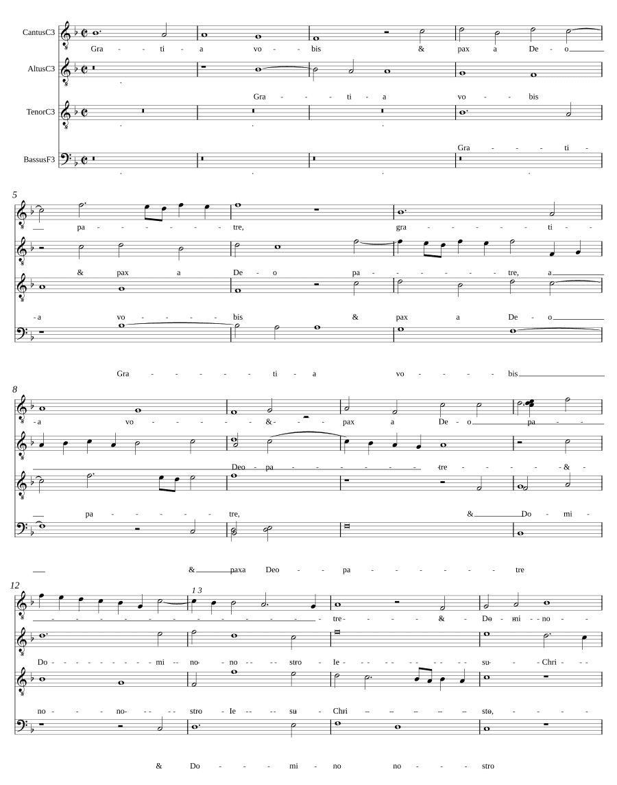 Благодать вам (Gratia vobis)