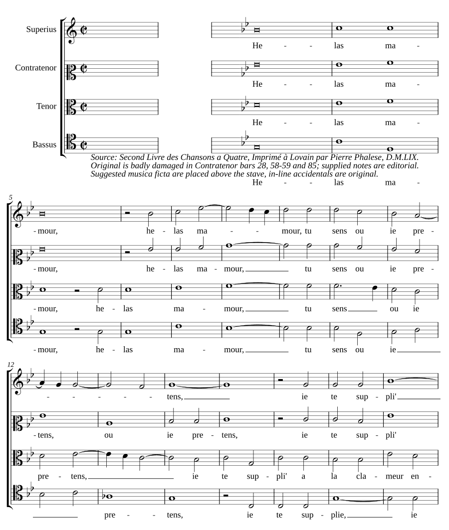 Ах, любовь (Helas mamour)