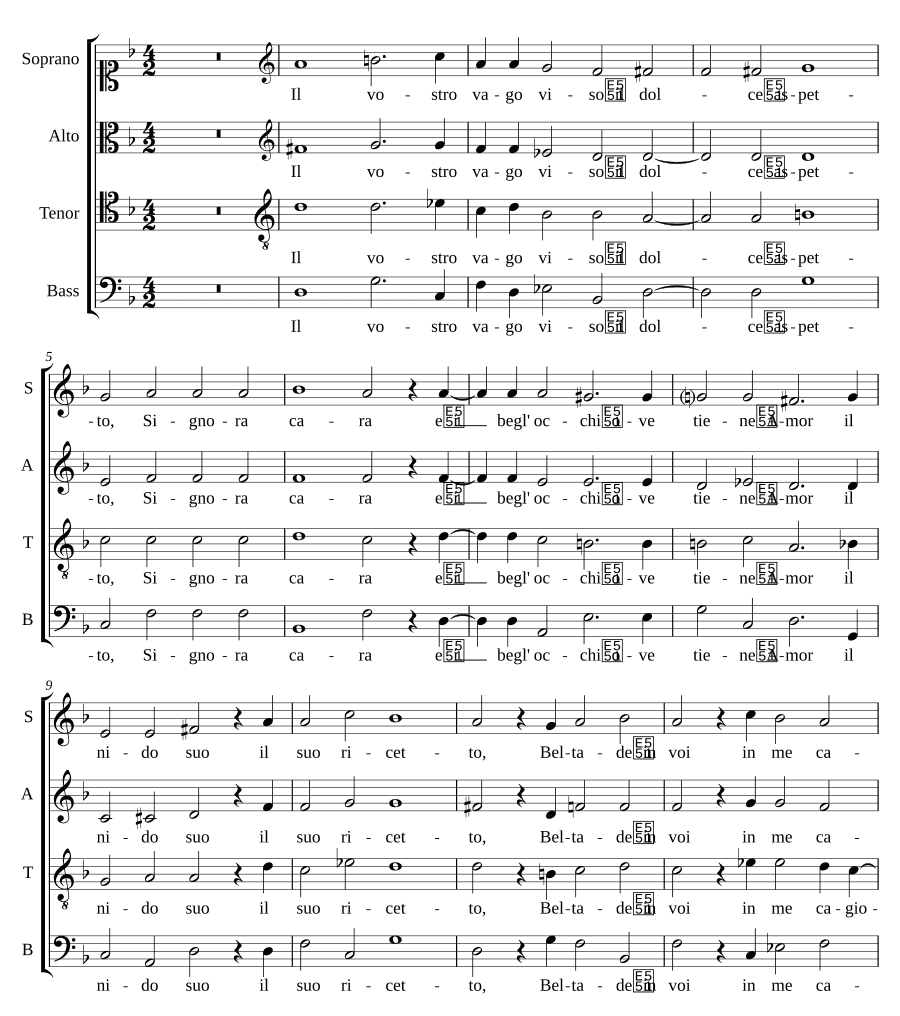 Ваше прекрасное лицо (Il vostro vago viso)