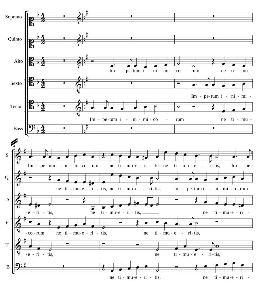 Не бойтесь нападения врагов (Impetum inimicorum ne timueritis)