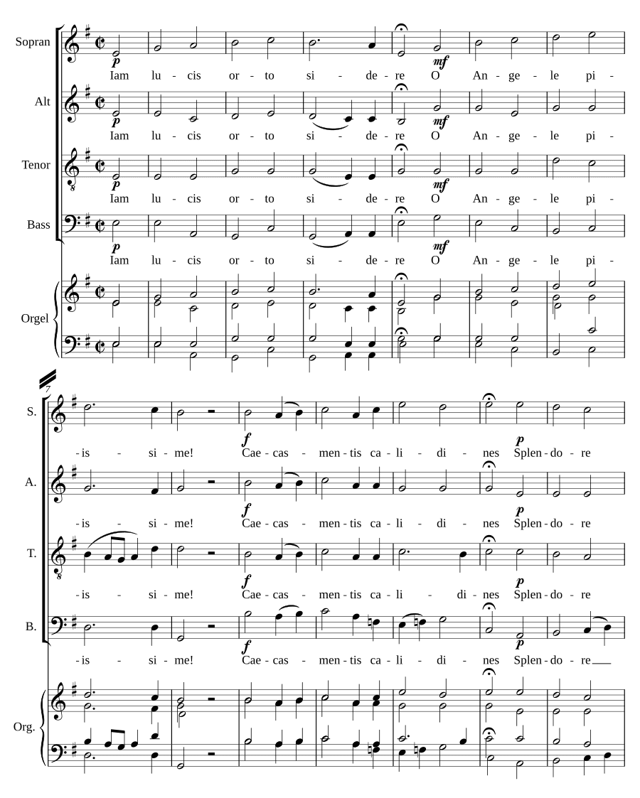 Ангелу-хранителю, WAB 18 (In S. Angelum custodem, WAB 18)