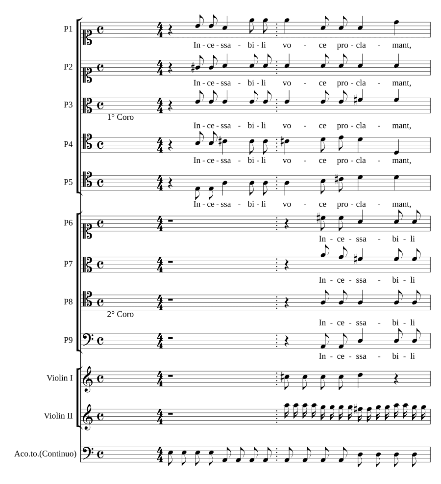 Непрестанным голосом провозглашают (Incessabili voce proclamant)