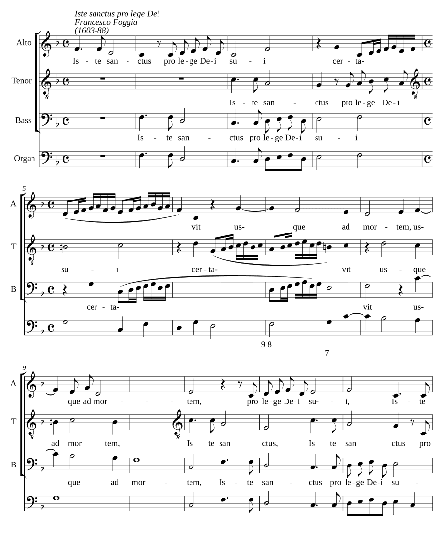 Этот святой (Iste sanctus)