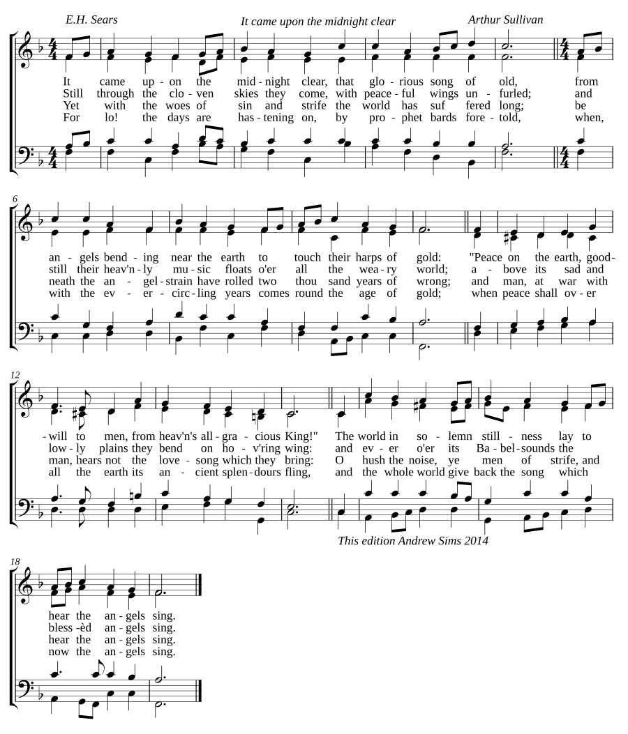Это случилось в полночь ясную (It came upon the midnight clear)