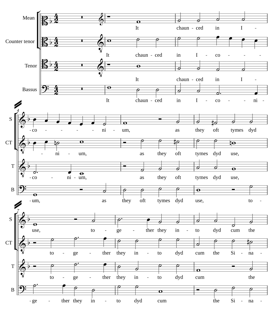 Случилось в Иконии (It chaunced in Iconium)