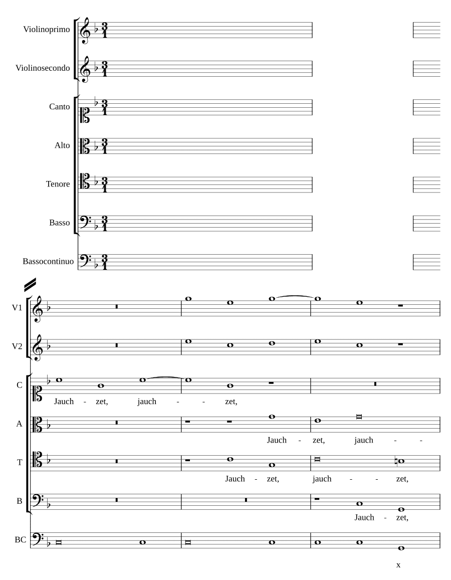 Воскликните Господу (Jauchtzet dem Herrn)