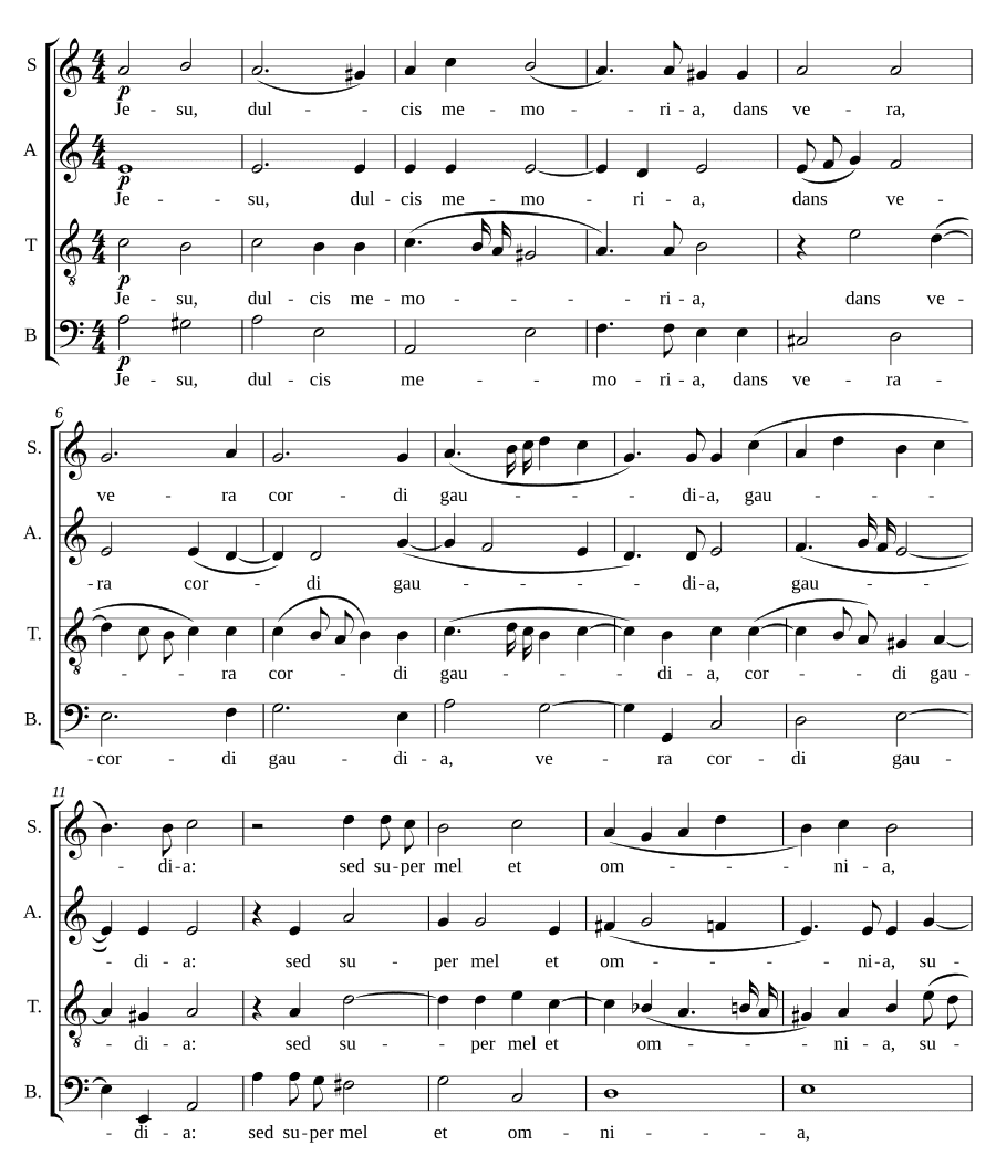 Иисус, сладкая память (Jesu, dulcis memoria)