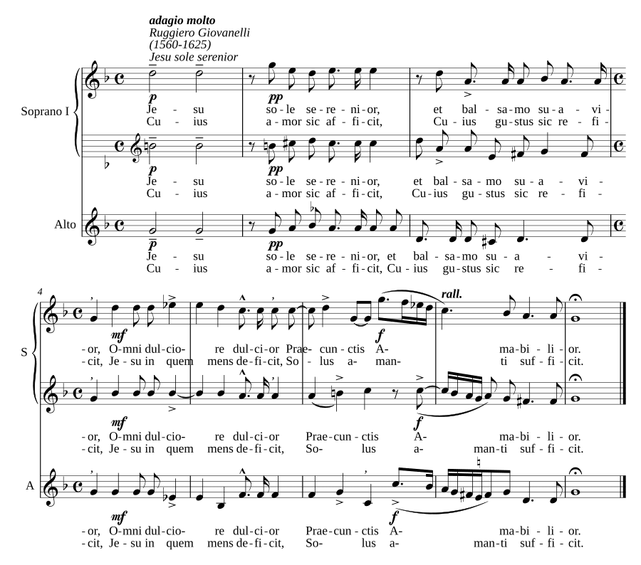 Иисус, более ясный солнца (Jesu sole serenior)