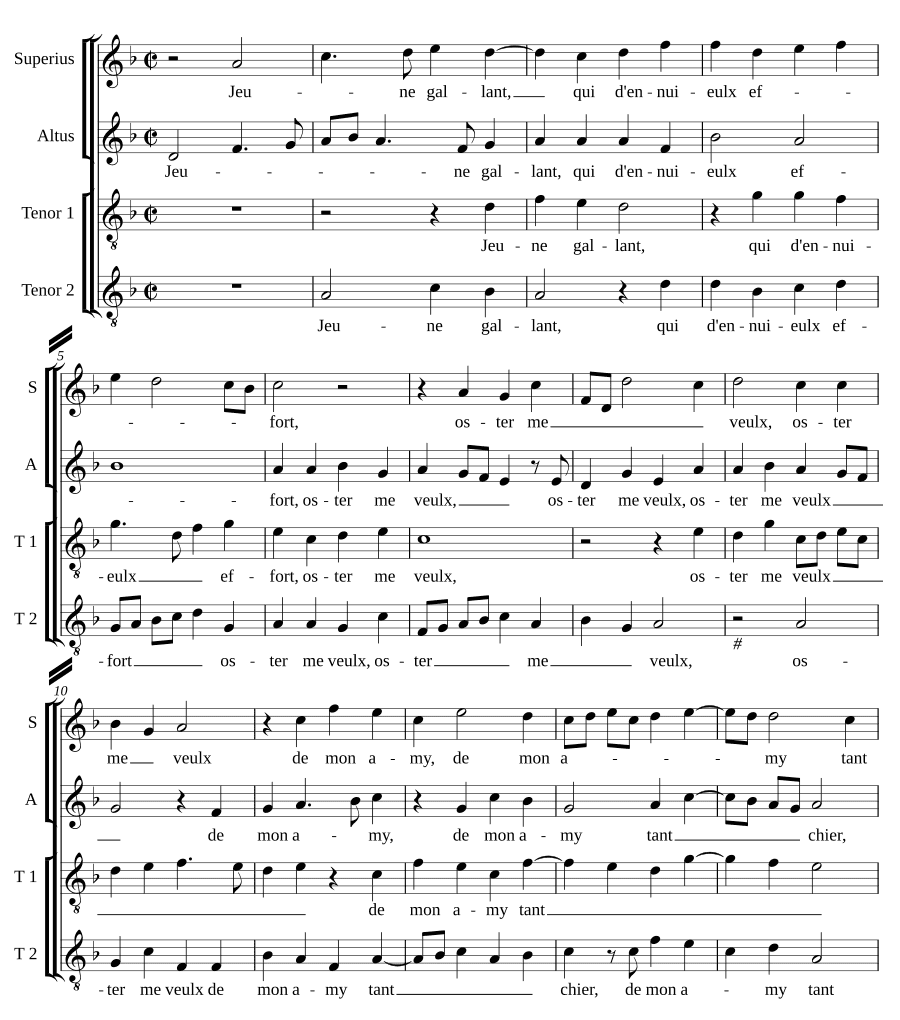 Молодой кавалер (Jeune gallant)