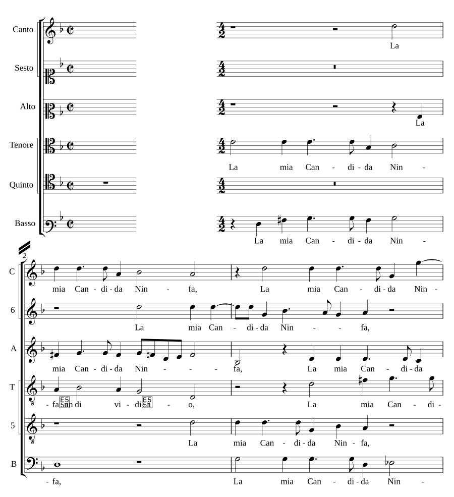 Моя светлая нимфа (La mia Candida Ninfa)