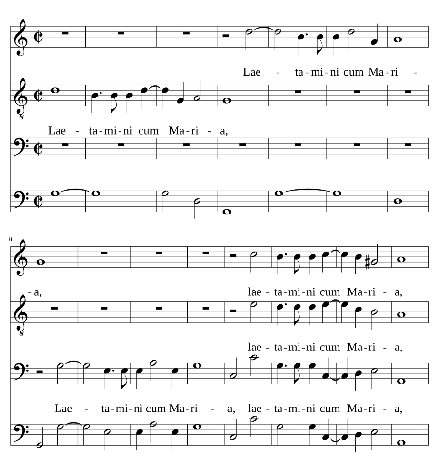 Радуйтесь с Марией (Laetamini cum Maria)