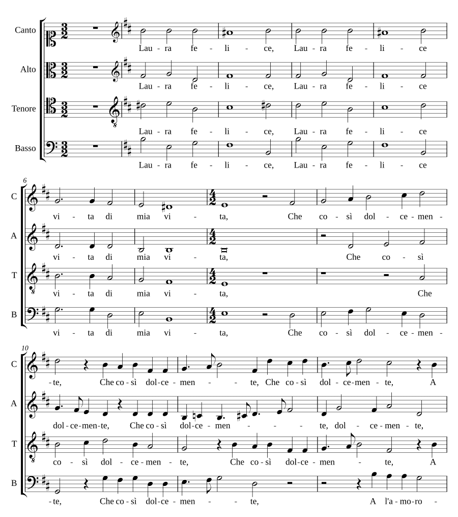 Лаура, счастливая жизнь моей жизни (Laura felice vita di mia vita)