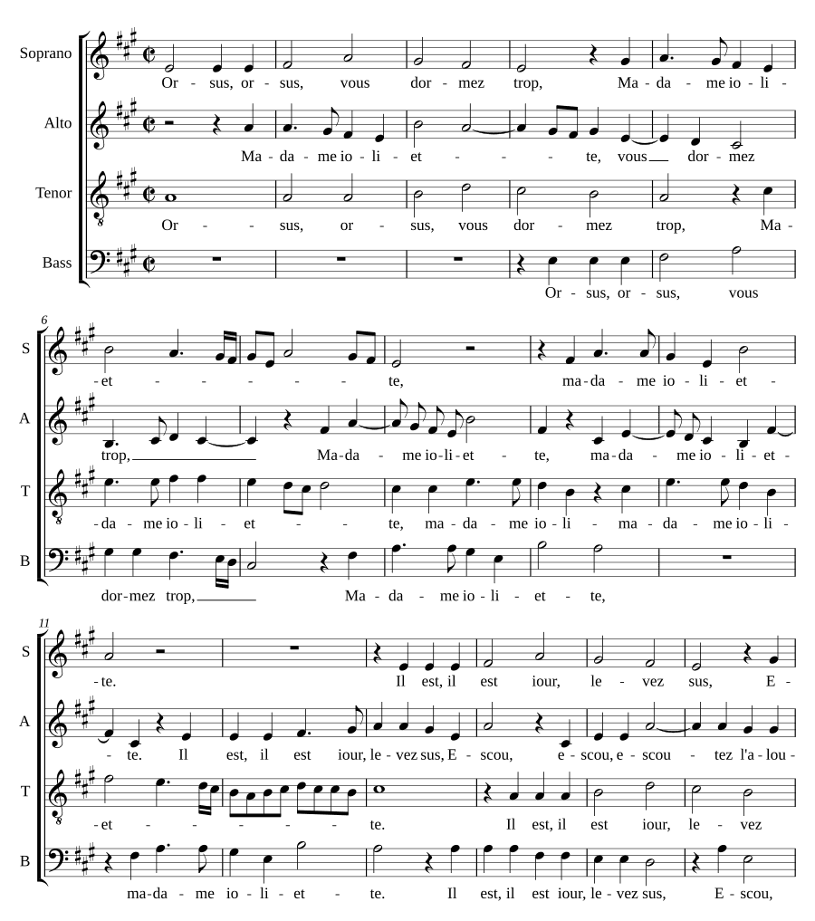 Песня жаворонка (Le chant de l'alouette)