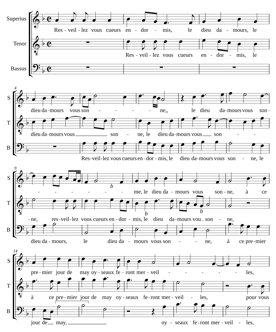 Песня птиц (Le chant des oyseaux)