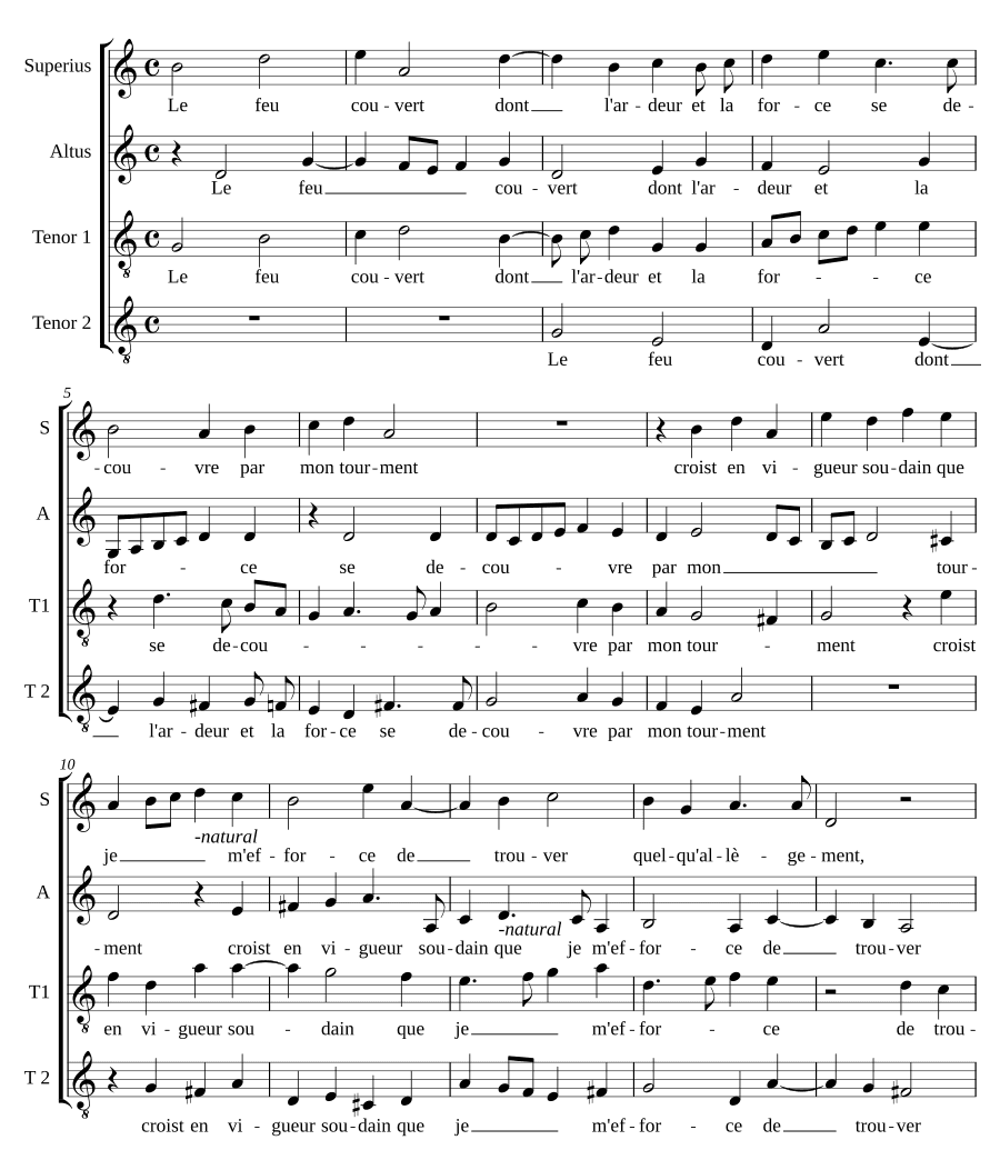 Скрытый огонь (Le feu couvert)