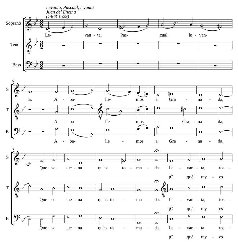 Пасхальный подъем (Levanta Pascual)