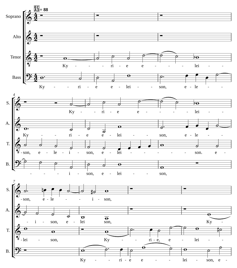 Месса на Великий пост, K29 (Missa Quadragesimalis, K29)