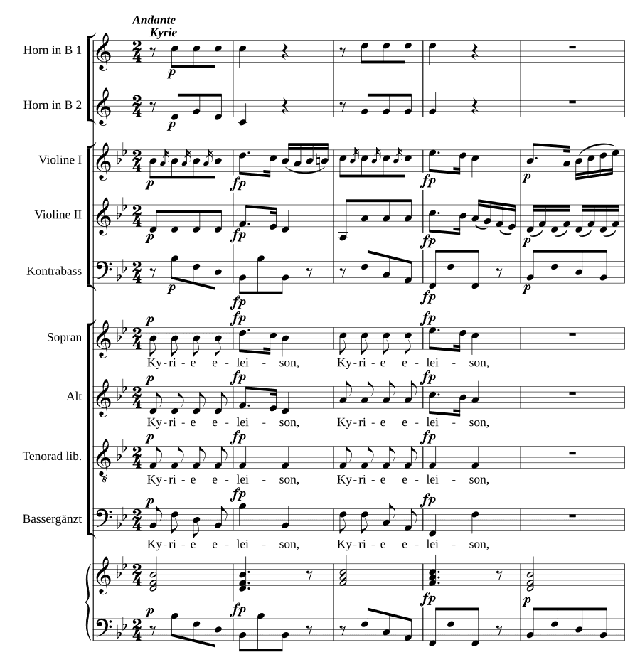 Короткая месса, соч. 1 № 3 (Missa brevis, op:1/3)