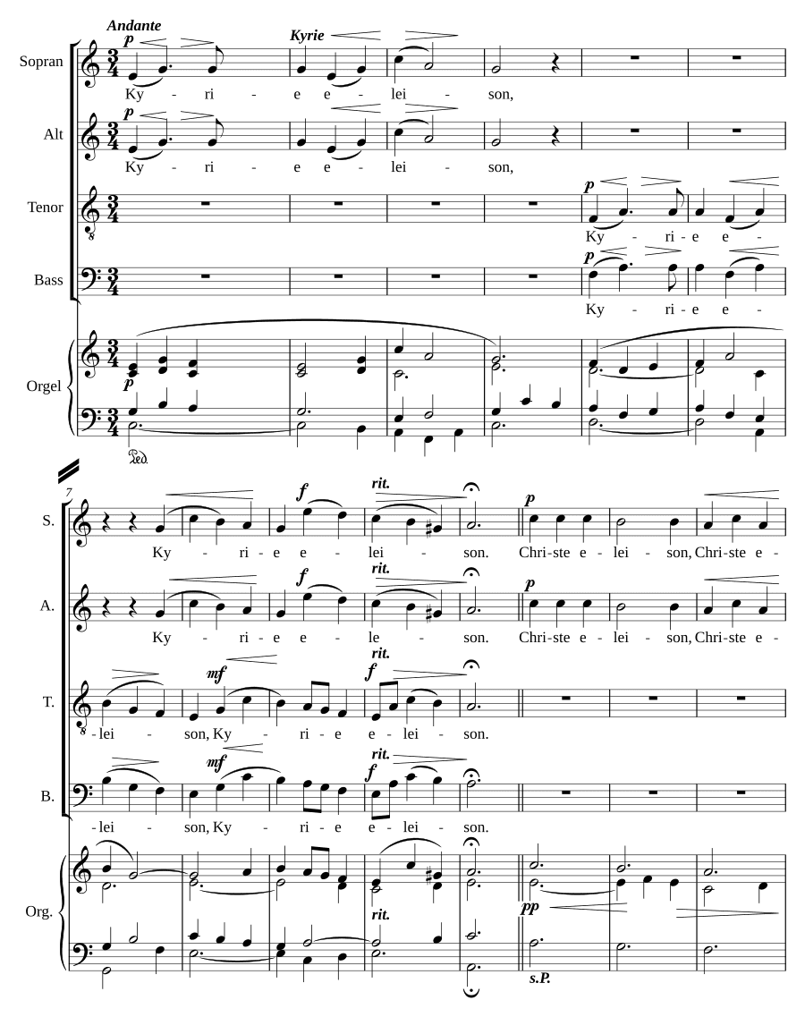 Короткая месса (Missa brevis)