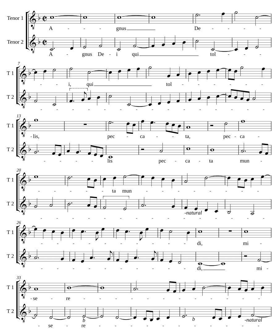 Месса Пресвятой Деве (Missa de Beata Virgine)