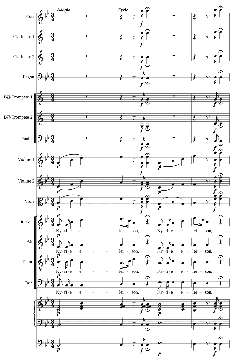 Месса си-бемоль мажор (Missa in Bb Major)