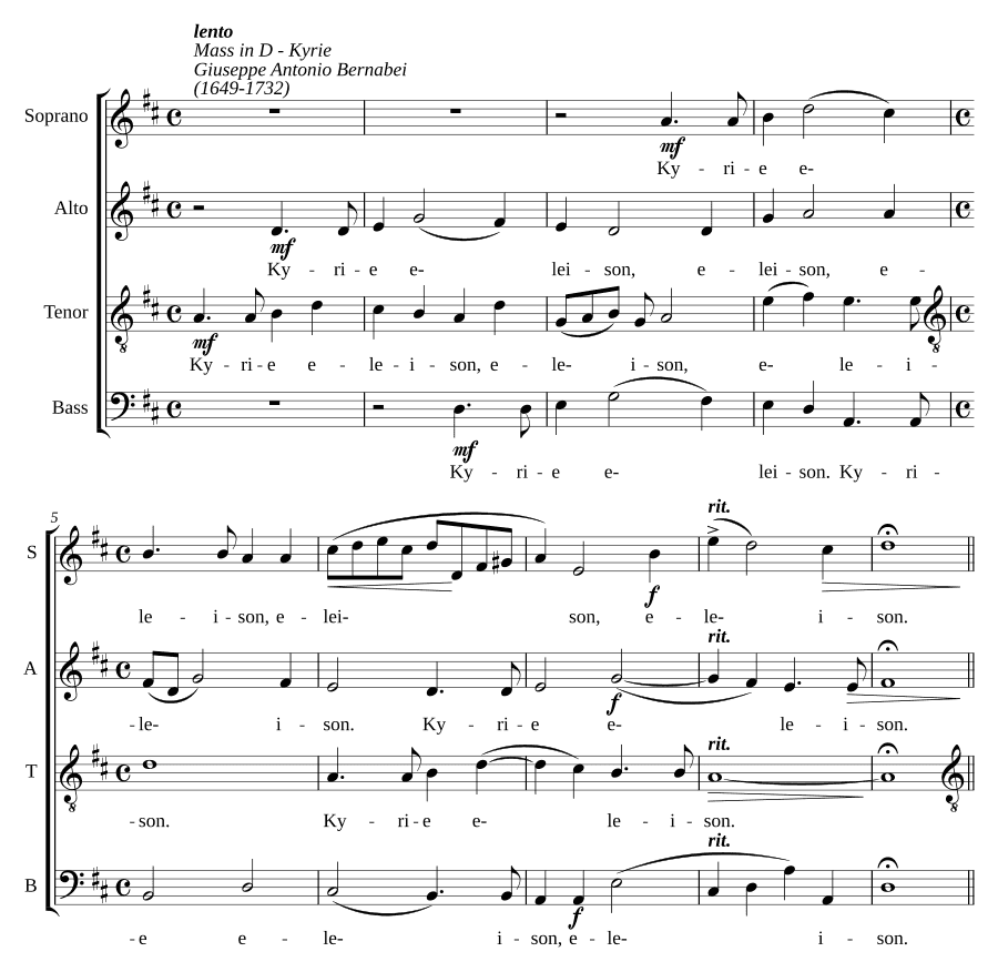 Месса ре мажор (Missa in D)