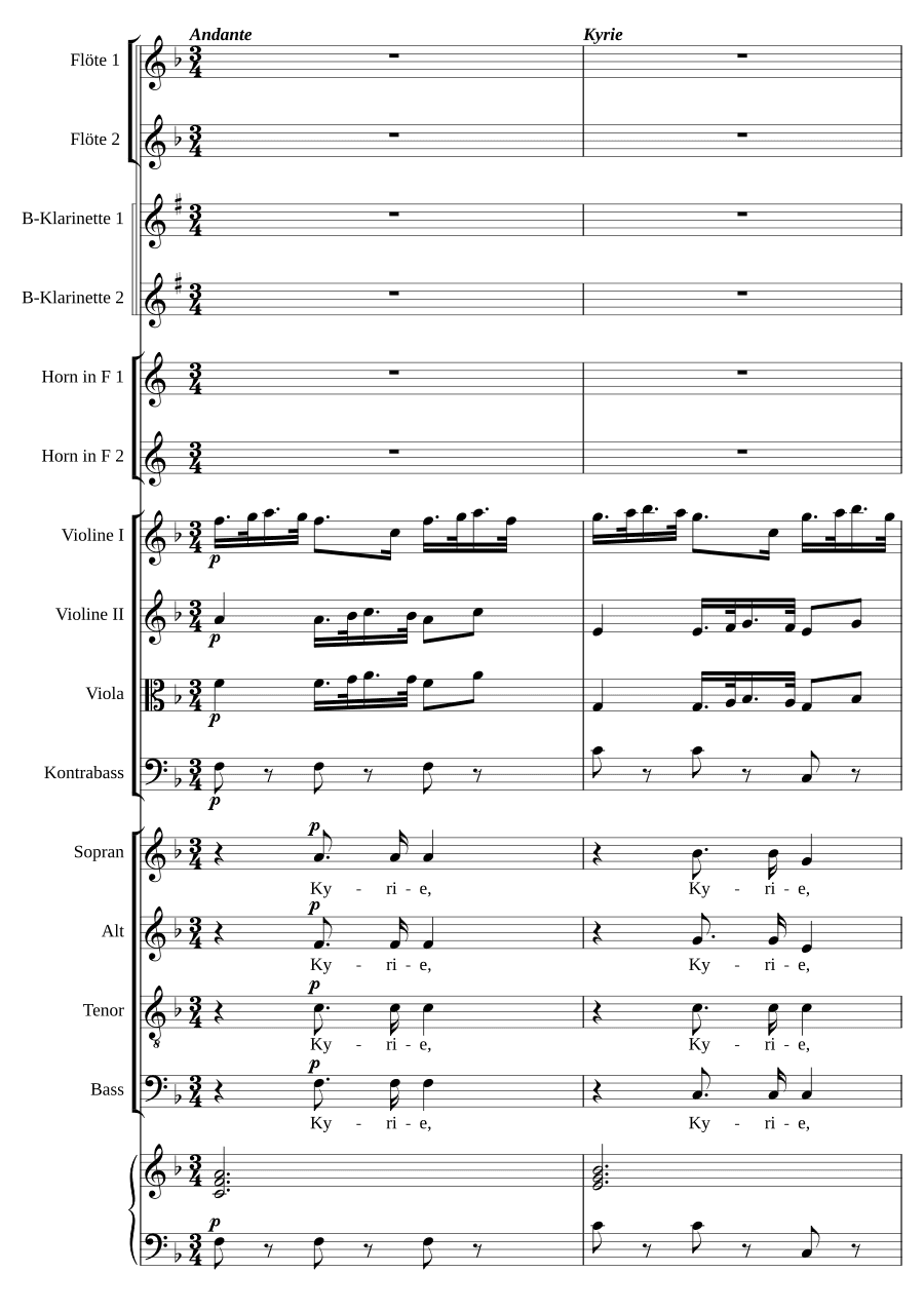 Месса соч. 1 № 3 (Missa op.1 nr.3)