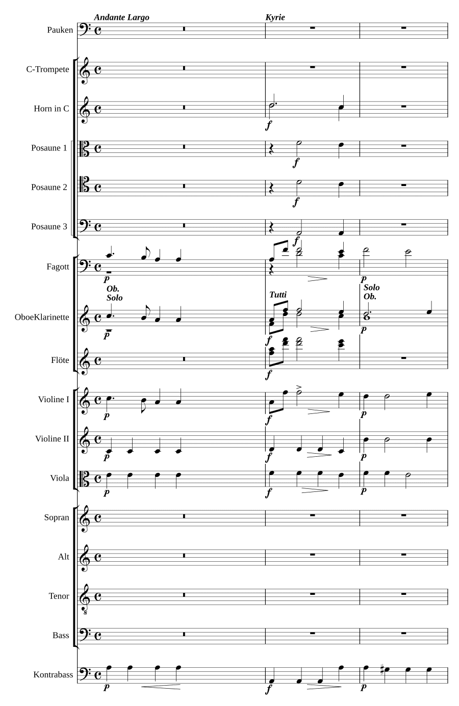 Торжественная месса (Missa solennis)