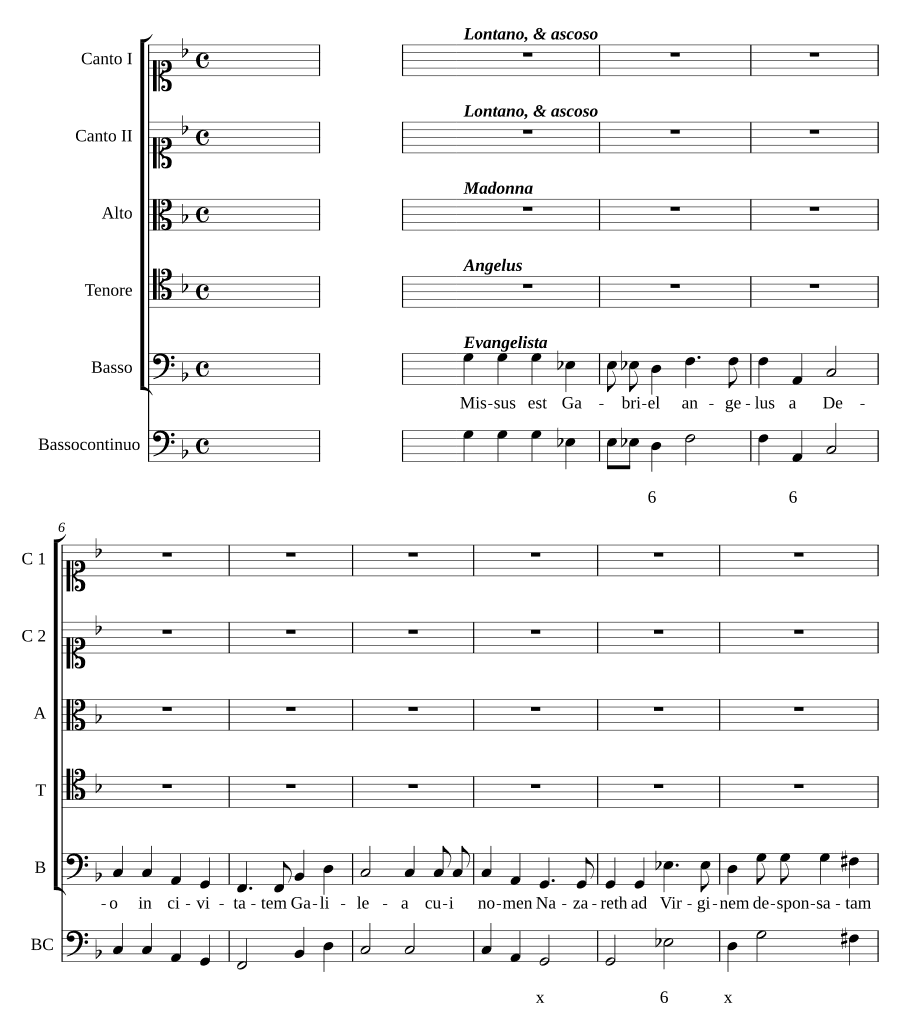 Послан был Гавриил (Missus est Gabriel)