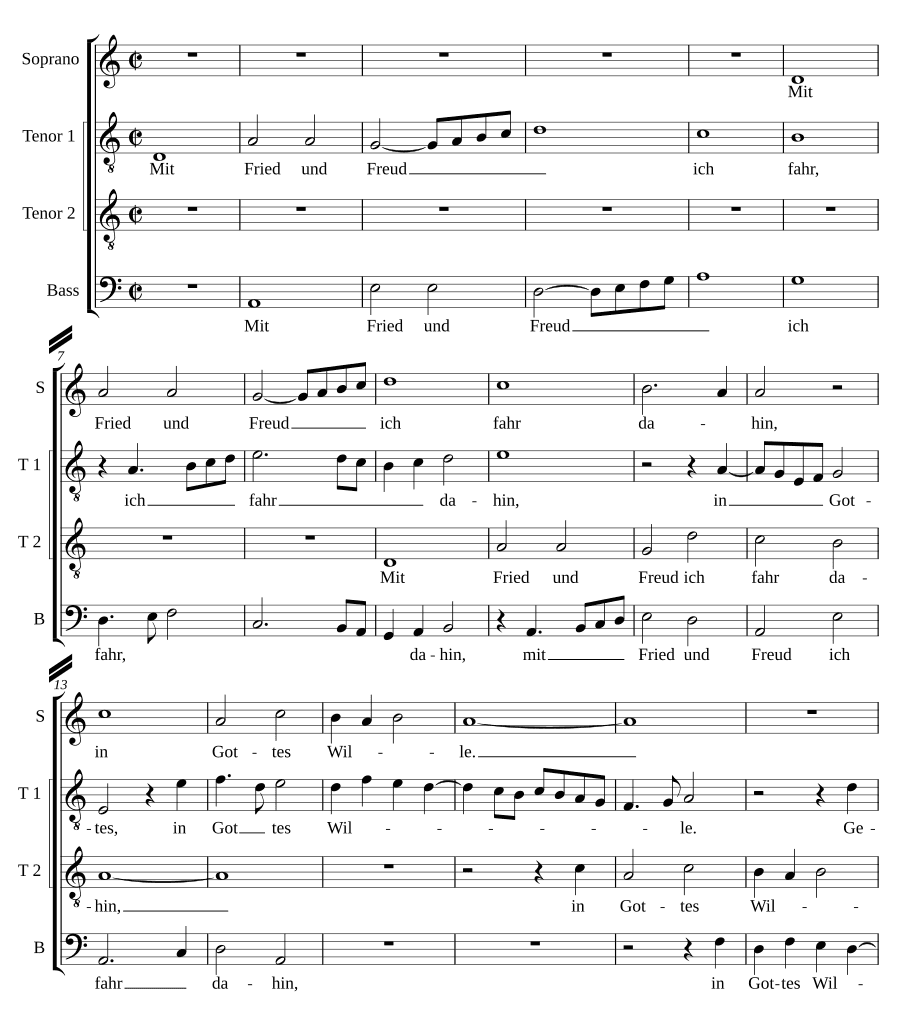 С миром и радостью (Mit Fried und Freud)