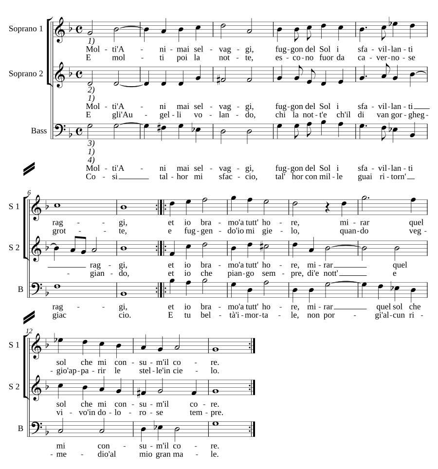 Многие дикие животные (Molti Animai selvaggi)