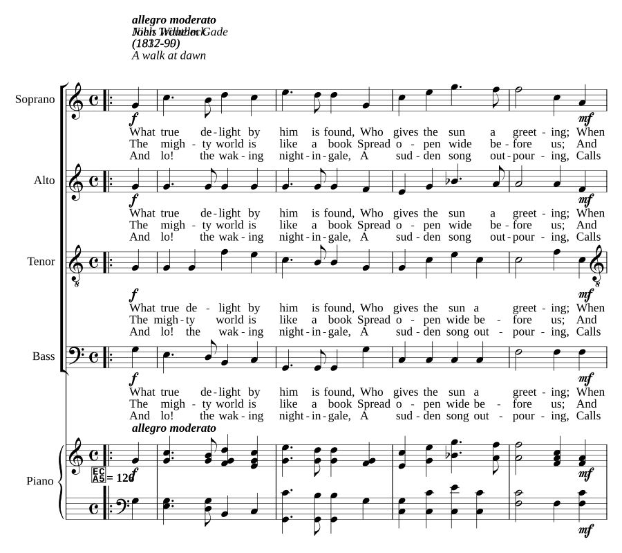 Утренняя прогулка (Morgenwanderung)