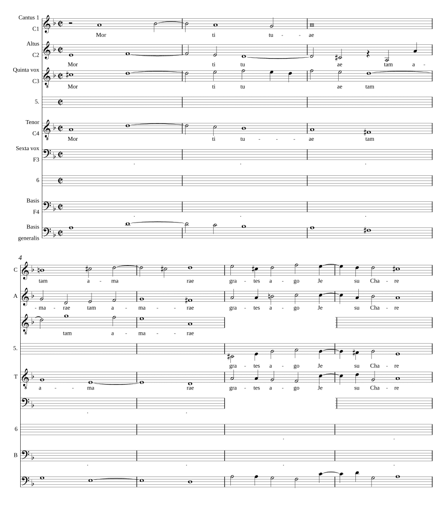 Смерти твоей так горькой (Morti tuae tam amarae)