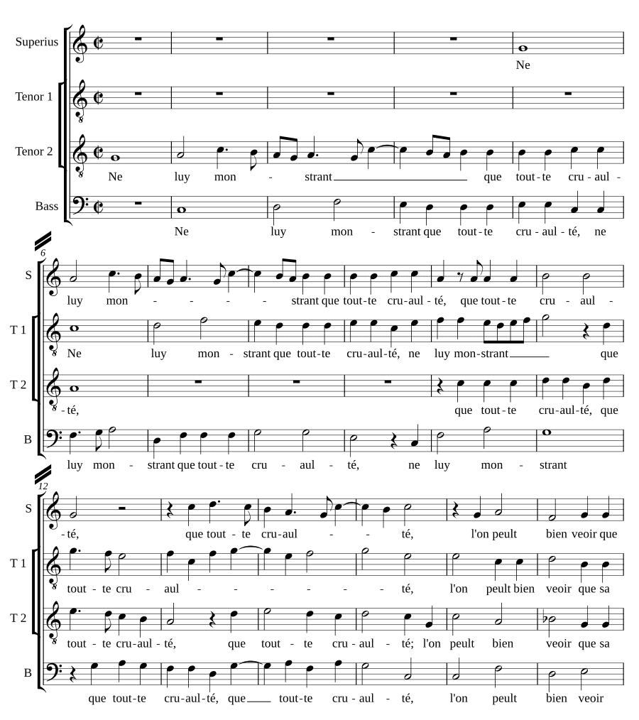 Не показывая ему (Ne luy monstrant)