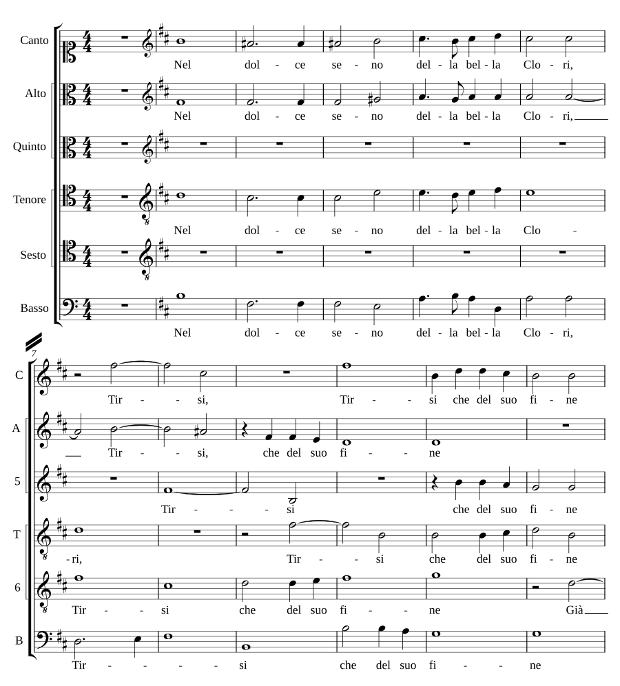 В сладкой груди (Nel dolce seno)