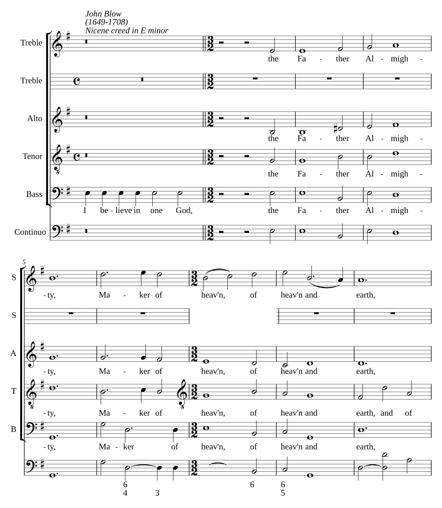 Никейский символ веры ми минор (Nicene creed in E minor)