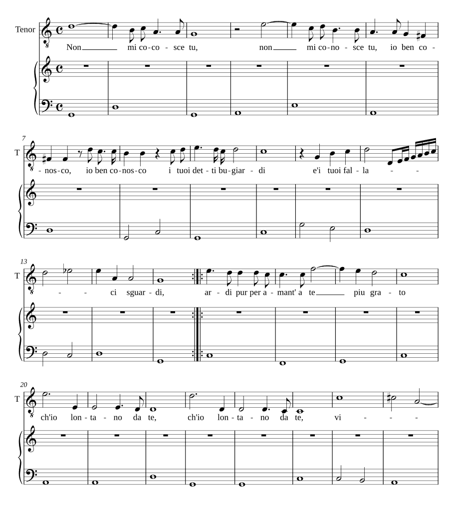 Ты меня не знаешь (Non mi conosci tu)